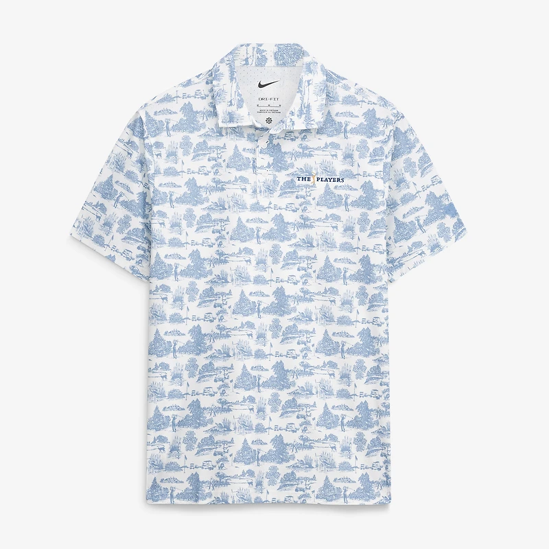 Polo Nike bleu THE PLAYERS Tailored Dri-FIT pour homme