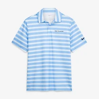 Polo Nike THE PLAYERS Velocity Stripe Dri-FIT bleu pour homme