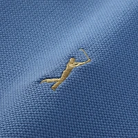 Men's Peter Millar Blue THE PLAYERS Cradle Pique Raglan Performance Sweatshirt