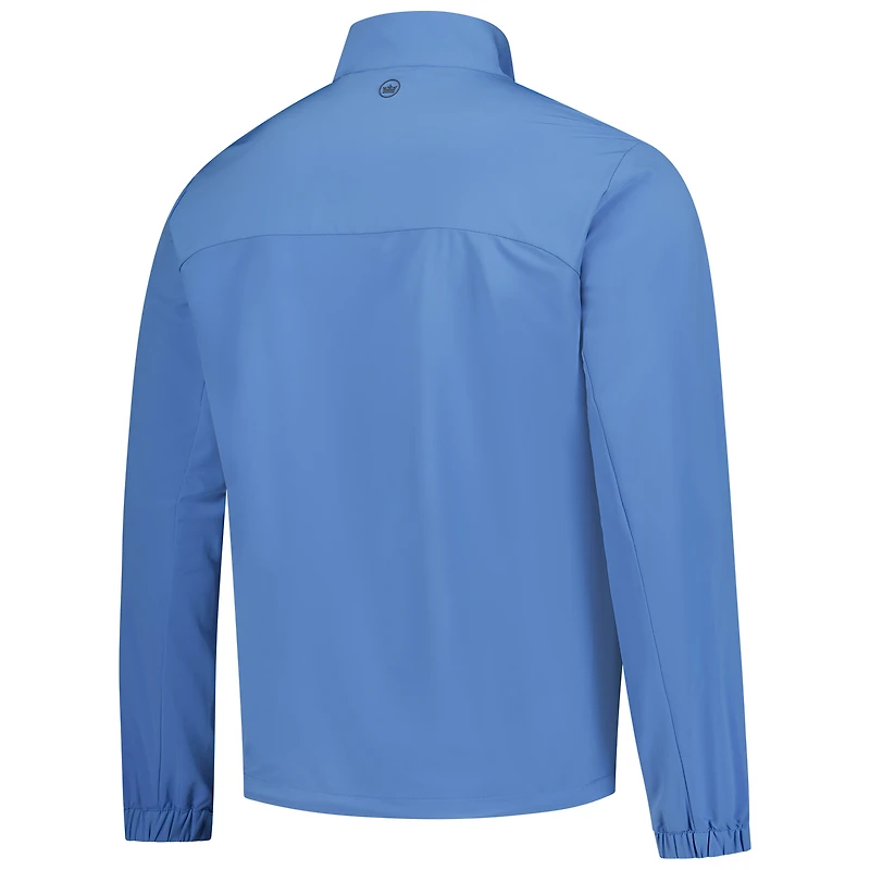 Haut demi-zippé Dunes bleu Peter Millar THE PLAYERS pour homme