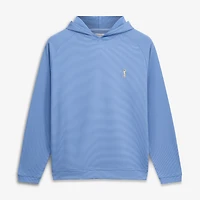 Sweat à capuche raglan Peter Millar bleu THE PLAYERS rayures Pine Sugar pour homme