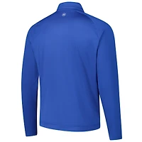 Haut à glissière quart de tour Verge Performance bleu Peter Millar THE PLAYERS pour homme