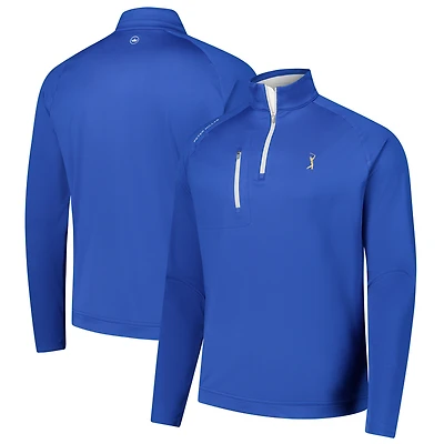 Haut à glissière quart de tour Verge Performance bleu Peter Millar THE PLAYERS pour homme