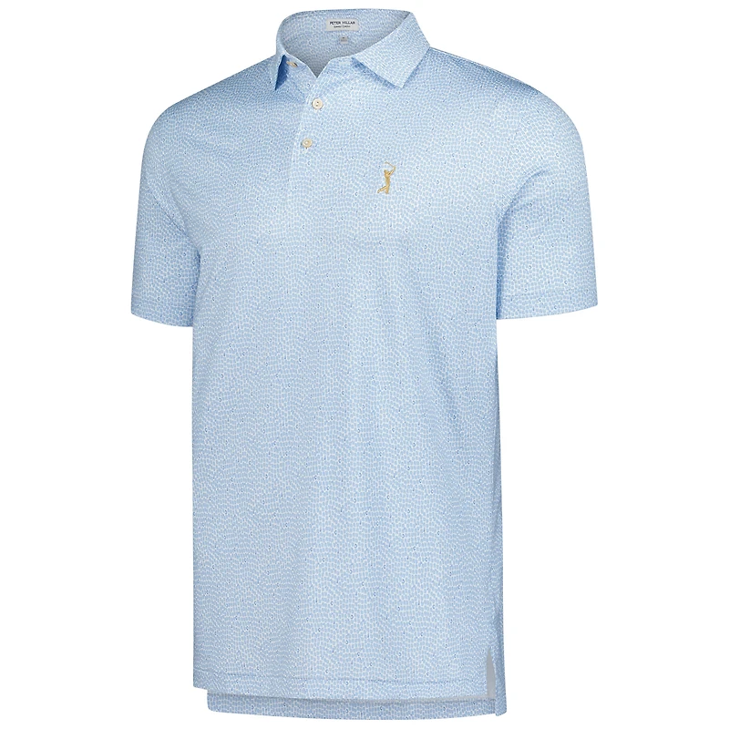 Polo Peter Millar bleu clair THE PLAYERS Oyster Shooter Performance Jersey pour homme