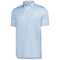 Polo Peter Millar bleu clair THE PLAYERS Oyster Shooter Performance Jersey pour homme