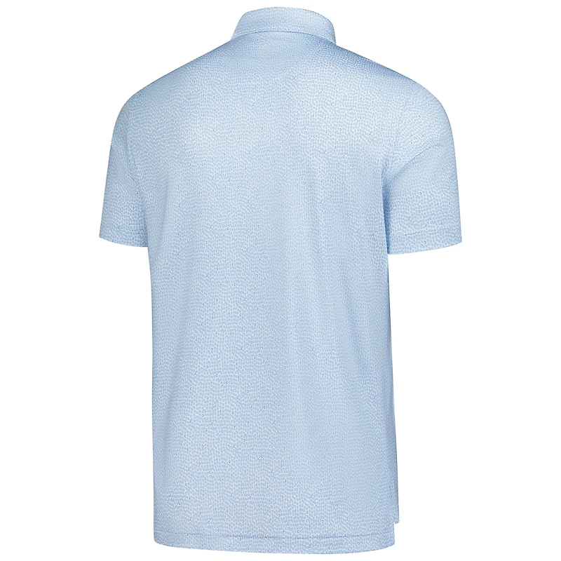 Polo Peter Millar bleu clair THE PLAYERS Oyster Shooter Performance Jersey pour homme