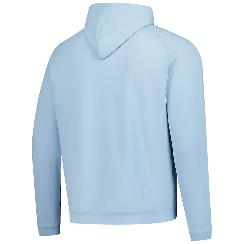 Men's Peter Millar Light Blue THE PLAYERS Pine Performance Raglan Hoodie