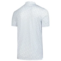 Men's Peter Millar White THE PLAYERS Cocktail Garnish Performance Jersey Polo