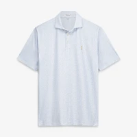 Men's Peter Millar White THE PLAYERS Paper Plane Performance Jersey Polo