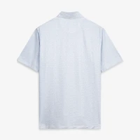 Polo de performance Peter Millar blanc THE PLAYERS Paper Plane pour homme