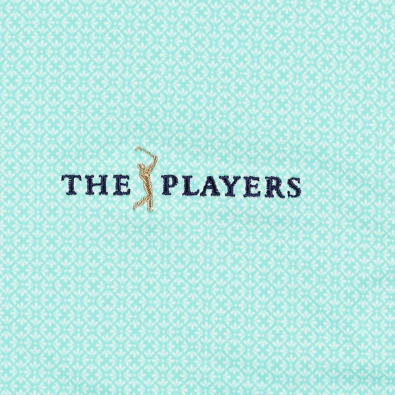 Men's Puma Aqua THE PLAYERS Volition MATTR Tile Polo