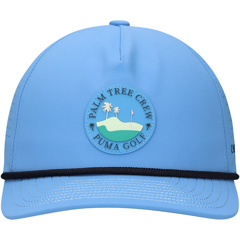 Casquette réglable Puma Blue THE PLAYERS Tech Rope Flexfit pour hommes