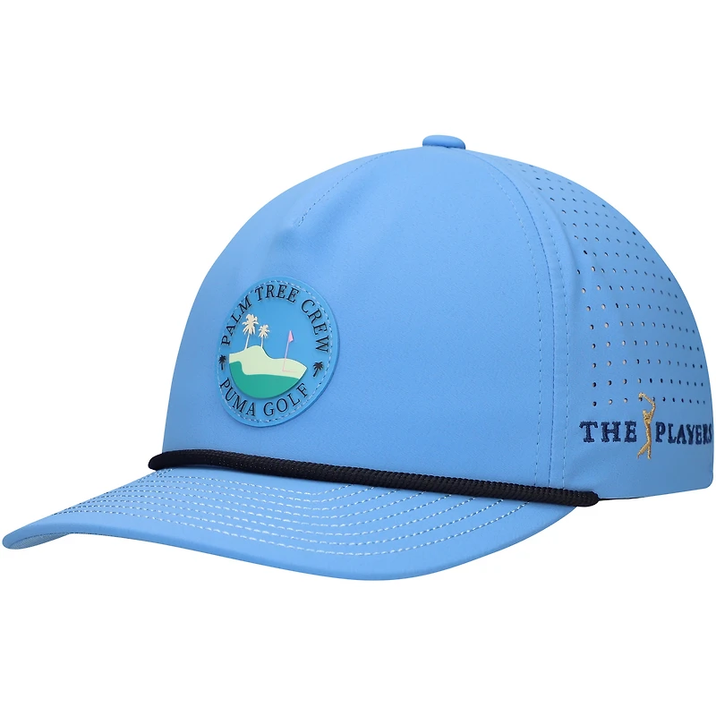 Casquette réglable Puma Blue THE PLAYERS Tech Rope Flexfit pour hommes