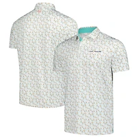Polo blanc Puma THE PLAYERS MATTR Paradise pour homme