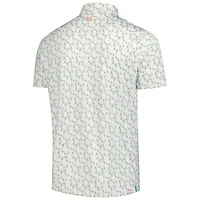 Polo blanc Puma THE PLAYERS MATTR Paradise pour homme