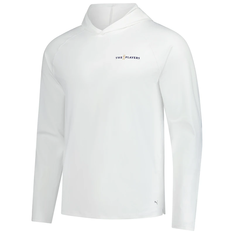 Men's Puma White THE PLAYERS You-V Brrr Raglan Pullover Hoodie