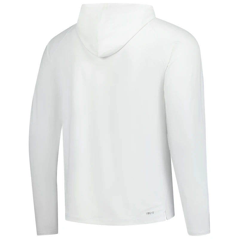 Men's Puma White THE PLAYERS You-V Brrr Raglan Pullover Hoodie