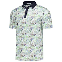 Men's Smith & Quinn White THE PLAYERS Island Time Teddy Polo