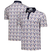 Men's Smith & Quinn White THE PLAYERS Patches Teddy Polo