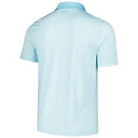 Polo bleu clair Under Armour THE PLAYERS Playoff 3.0 Crane Print pour homme