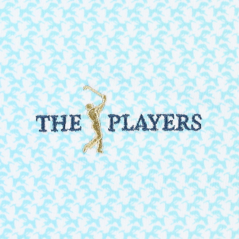 Polo bleu clair Under Armour THE PLAYERS Playoff 3.0 Crane Print pour homme