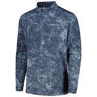 Under Armour - Haut à quart de zip imprimé bleu marine THE PLAYERS Playoff 3.0 pour hommes