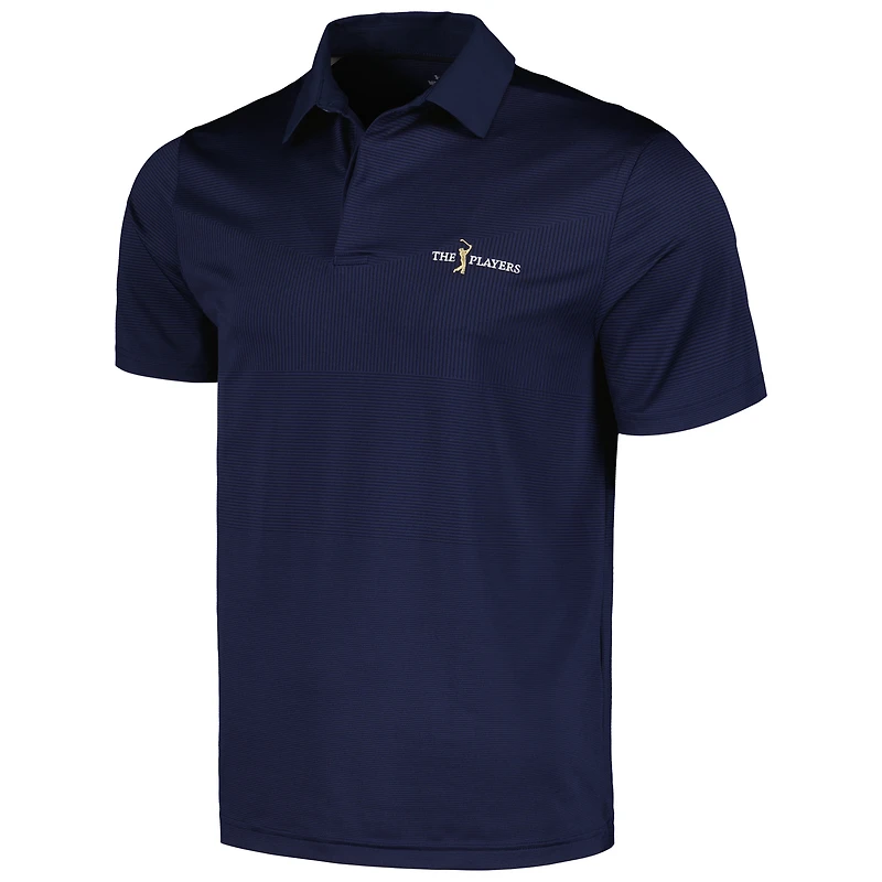 Men's Under Armour Navy THE PLAYERS Tour Tips Jacquard Polo