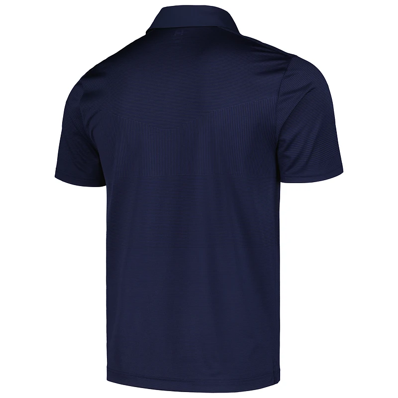 Under Armour Polo jacquard THE PLAYERS Tour Tips pour homme bleu marine