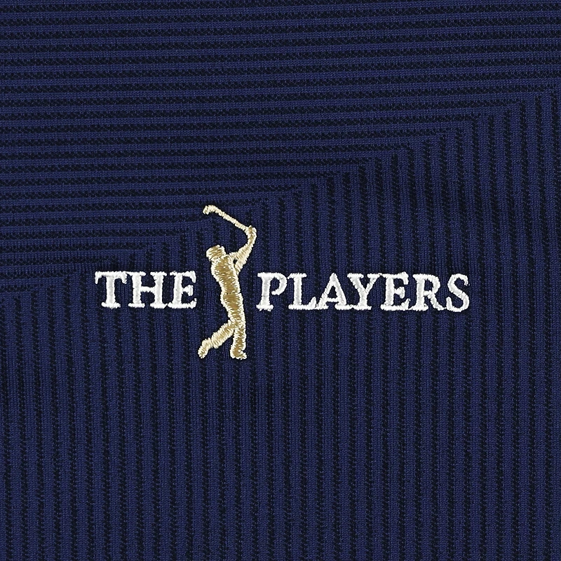 Under Armour Polo jacquard THE PLAYERS Tour Tips pour homme bleu marine