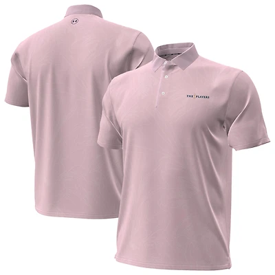 Men's Under Armour  Pink THE PLAYERS ArmourDry Azalea Jacquard Polo