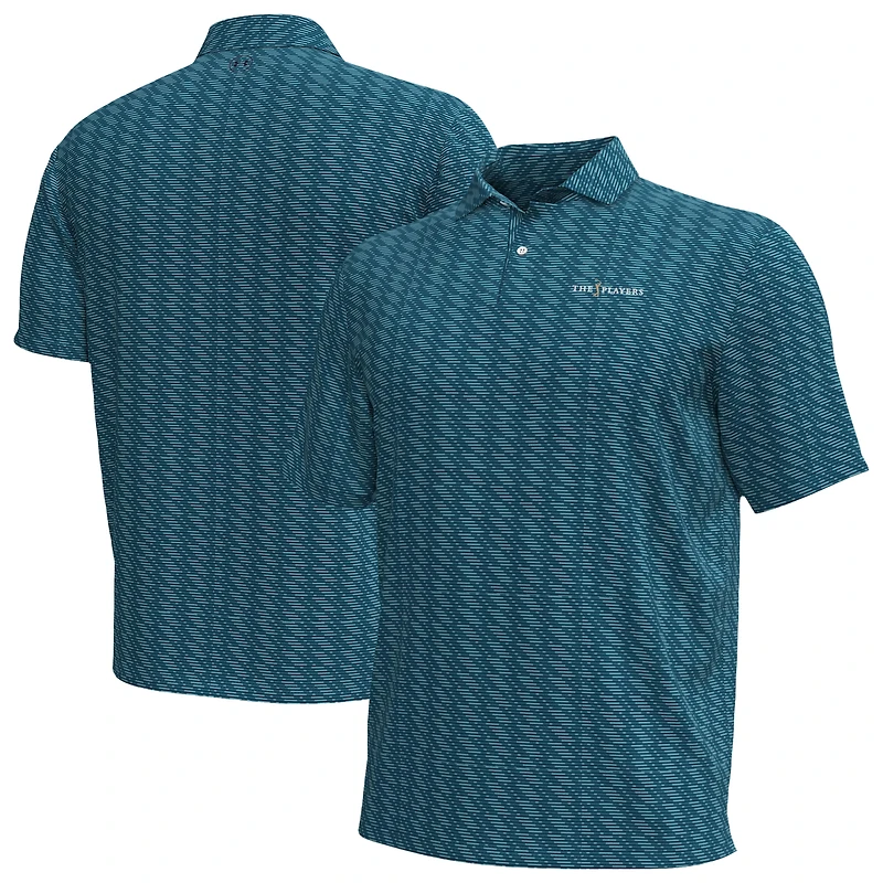 Men's Under Armour Teal THE PLAYERS Iso-Chill Deuces Polo
