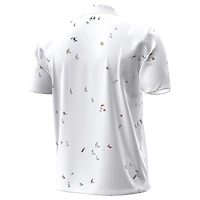 Men's Under Armour  White THE PLAYERS ArmourDry Motif Polo