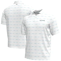 Men's Under Armour  White THE PLAYERS Iso-Chill Drive Horizon Polo