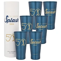 THE PLAYERS 50e anniversaire Sawgrass Splash Lot de six gobelets en aluminium