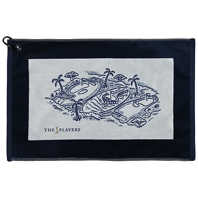 THE PLAYERS Course Map Classic Edge Golf Towel