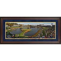 Photographie panoramique encadrée du PGA TOUR, trou n°17, 10" x 30"