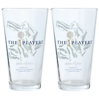 THE PLAYERS Two-Pack 2026 Players Course Map 16oz. Pint Glass Set