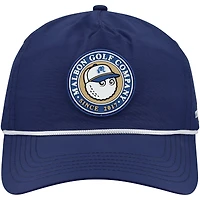 Unisex Malbon Golf  Navy THE PLAYERS Bucket Seal Rope Adjustable Hat