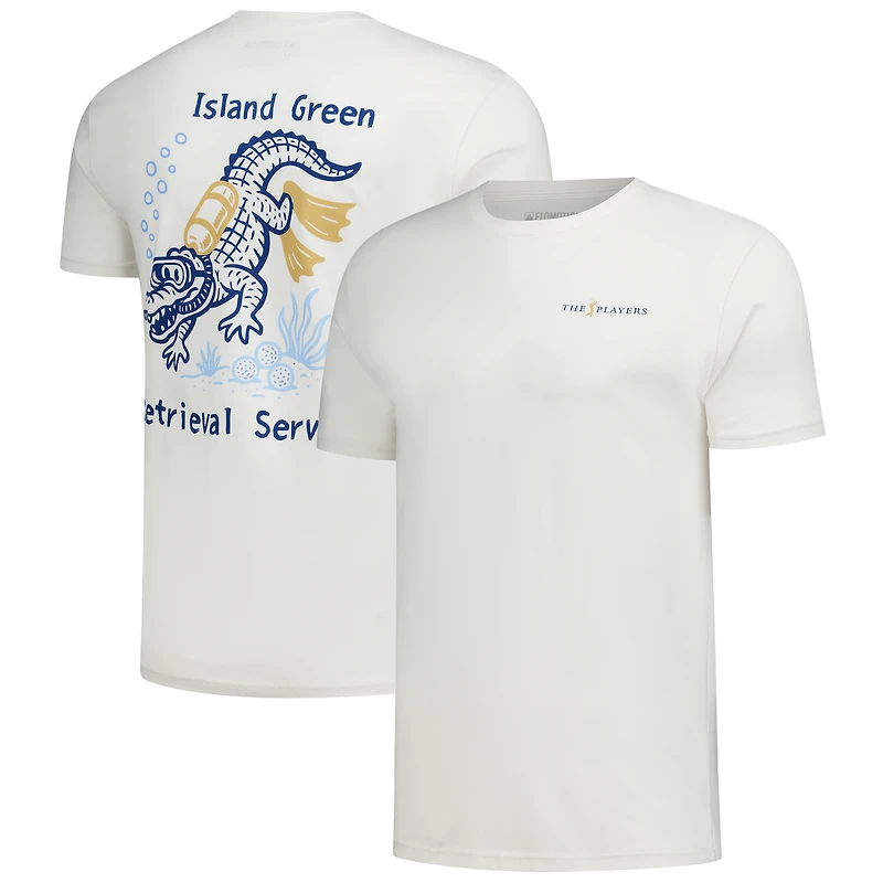 Unisex Flomotion Cream THE PLAYERS 17th Hole Retrieval Service T-Shirt