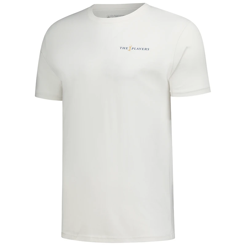 T-shirt unisexe Flomotion Cream THE PLAYERS 17th Hole Retrieval Service
