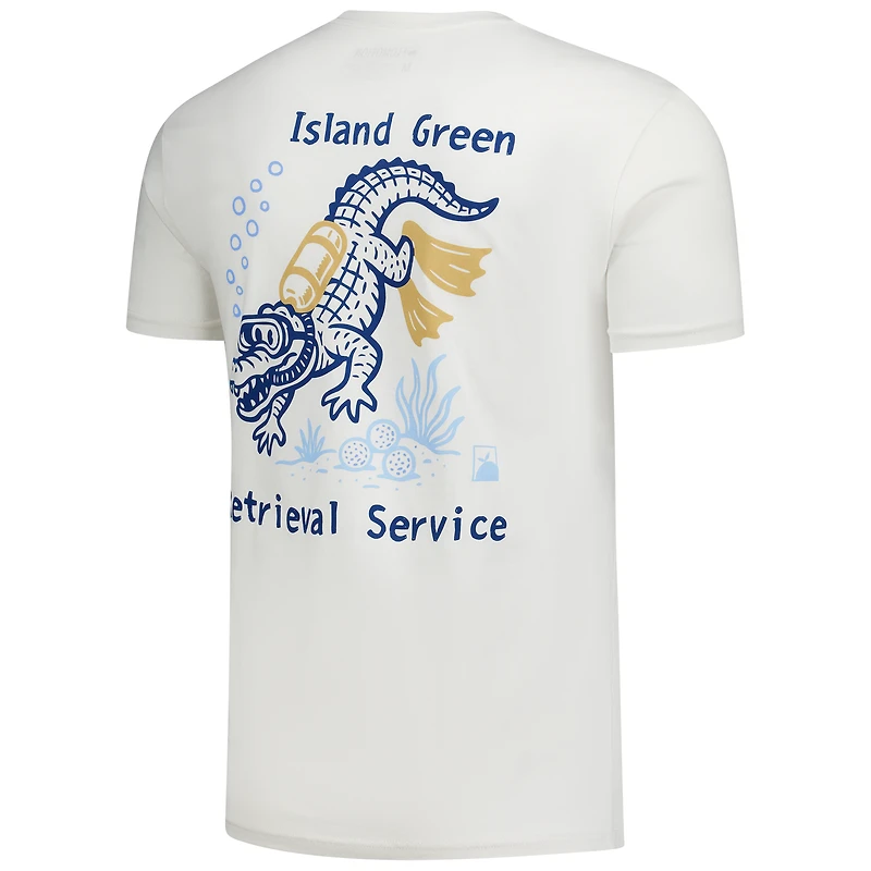T-shirt unisexe Flomotion Cream THE PLAYERS 17th Hole Retrieval Service