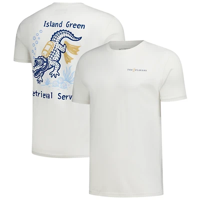T-shirt unisexe Flomotion Cream THE PLAYERS 17th Hole Retrieval Service