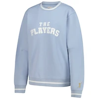 Women's Ellsworth & Ivey  Blue THE PLAYERS Goldman Crewneck Pullover Sweatshirt