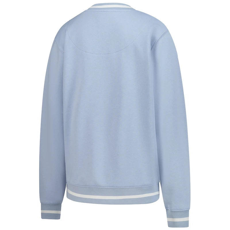 Women's Ellsworth & Ivey  Blue THE PLAYERS Goldman Crewneck Pullover Sweatshirt