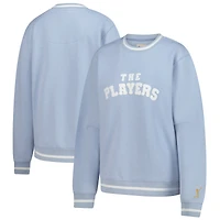 Women's Ellsworth & Ivey  Blue THE PLAYERS Goldman Crewneck Pullover Sweatshirt