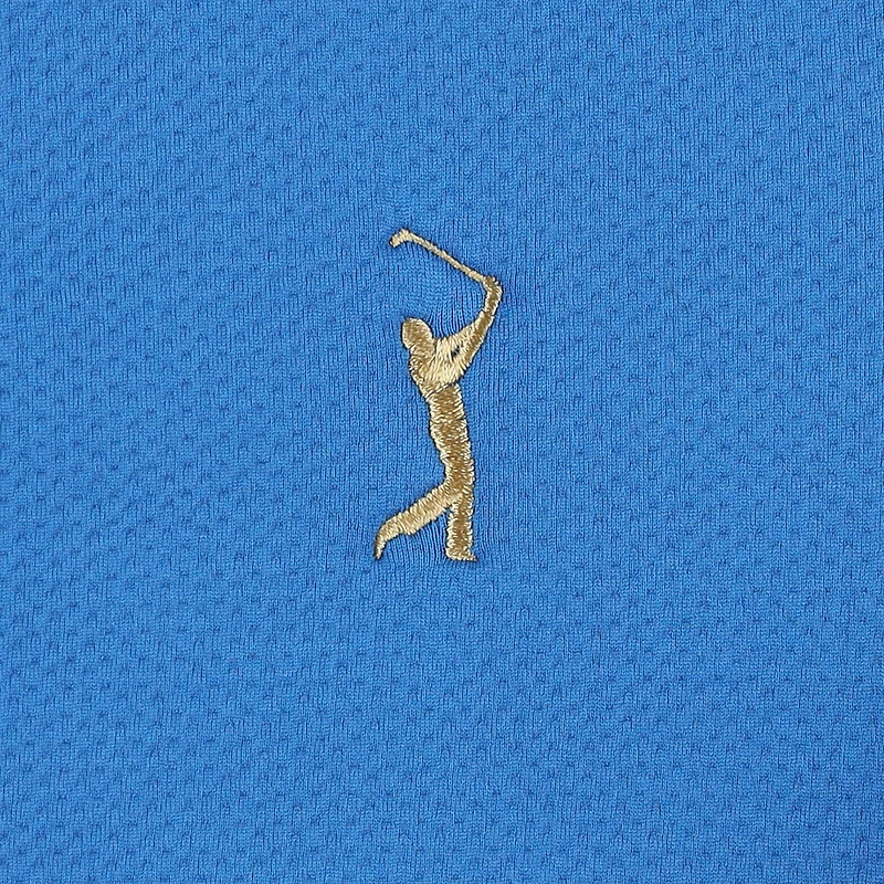 Women's Peter Millar  Blue THE PLAYERS Lumi-Knit Full-Zip Jacket