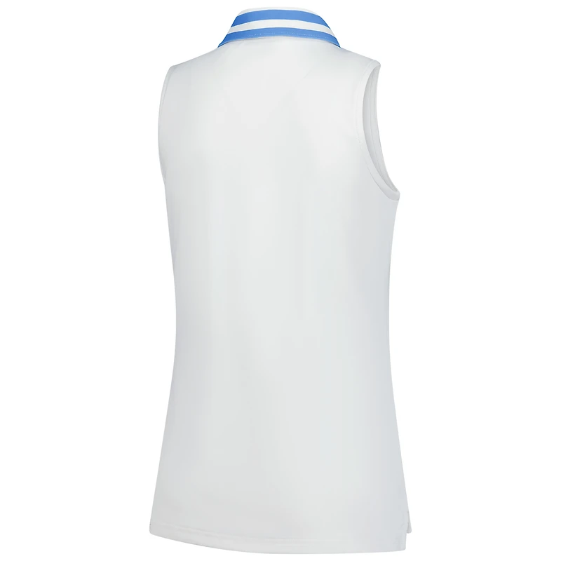 Women's Smith & Quinn  White THE PLAYERS Alice Sleeveless Polo