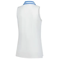 Women's Smith & Quinn  White THE PLAYERS Alice Sleeveless Polo