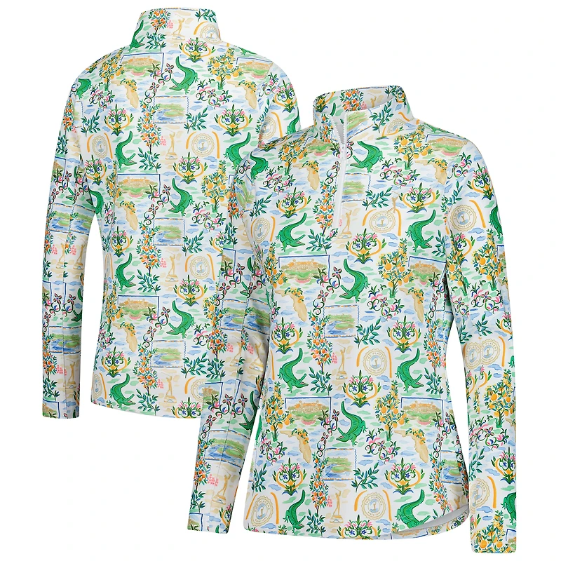 V167847 PLAYR Smith & Quinn The Players Sawgrass Clubhouse Ava 1/4 Zip pour femme JACLADQZP 12009-609