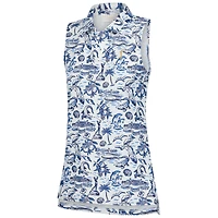 Polo sans manches blanc THE PLAYERS Florida Icon Alice pour femme de Smith & Quinn